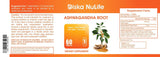 Diska Nulife Ashwagandha Root | 60 Tablets | withBlack Pepper Fruit Extract General Health PLS 