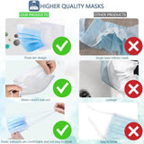 3-Ply Disposable Face Mask (500 Masks), Fast Shipping DISKA NuLife 