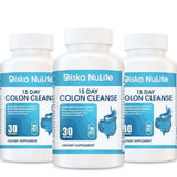 Diska Nulife 15 Day Colon Cleanse | 30 Capsules | Quick Colon Cleanse Detox Weight Loss PLS 