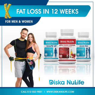Lean PM + Shape up + Apple Cider Vinegar + Cayenne Pepper | Diska's Weight Loss Bundle DISKA NuLife 