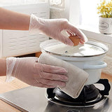 Powder Free, Latex Free, Disposable Vinyl Gloves, Medium, 10 Packs of 100 Gloves (1,000 gloves) - Disposable Vinyl Gloves Medium DISKA NuLife 