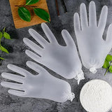 Powder Free, Latex Free, Disposable Vinyl Gloves, Size Large, 10 Packs of 100 Gloves (1,000 gloves) - Disposable Vinyl Gloves Large General Health DISKA NuLife 