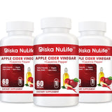 Diska Nulife Apple Cider Vinegar + Cayenne Pepper | Immune Support Weight Management | 60 Capsules Herbal Extracts PLS 