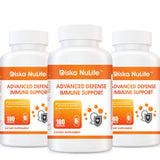 Diska Nulife Advanced Defense - Immune Support - Dietary Supplement - Vegetarian 180 Capsules - Immunity Dietary Supplement General Health PLS 