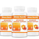 Diska Nulife Advanced Immune Support | Support Daily Immune System and Health, Herbal Supplements - 90 Tablets