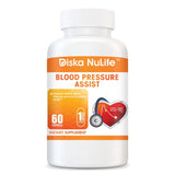 Diska Nulife Blood Pressure Assist | Support Healthy Blood Pressure Levels and Circulatory Health, Herbal Supplements - 60 Capsules