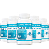 Diska Nulife - CoQ10 | Support Heart Blood Pressure, Dietary Supplements, White - 60 Softgels