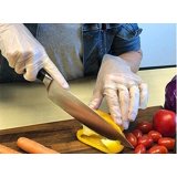 LW Concept Disposable Vinyl Gloves | 3.5 Mil Clear Latex & Powder Free Plastic Gloves, 1000 Count – Large Size