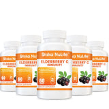 Diska Nulife Elderberry C Immunity | Immune Support Vitamin C | 60 Capsules General Health PLS 