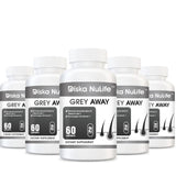 Diska Nulife Grey Away | Dietary Supplement | 60 Capsules | Biotin Zinc Folate VitaminB6
