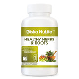 Diska Nulife Healthy Herbs & Roots | Turmeric Ashwagandha Cinnamon Brahmi | 60 Capsules Herbal Extracts PLS 