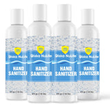 Hand Sanitizer 70% Ethyl Alcohol 4 Oz (Pack of 4) | Anti Microbial with Lemon General Health PLS 