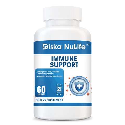 Diska Nulife Immune Support | 60 Capsules | Builds Immune Function Naturally