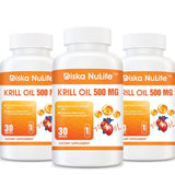 Diska Nulife Krill Oil | Contains Omega-3,6,9 and Astaxanthin - 30 Softgels