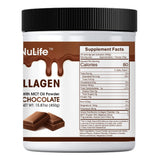 Diska Nulife Keto Collagen Plus, Chocolate | Grass Fed Bovine Collagen Peptides, Dietary Supplements - 28 Servings