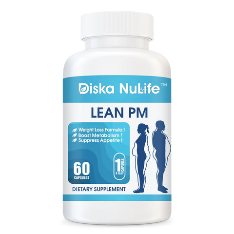 Diska Nulife Lean PM | 60 Capsules | Night Time Fat Burner Weight Loss PLS 