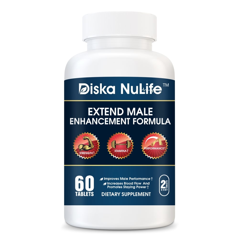 Diska Nulife Extend Male strengthen | Enhanced Stamina and Endurance - 60 Tablets