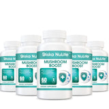 Diska Nulife - Mushroom Boost | Boosting Nootropic Brain and Immune System, Dietary Supplement -60 Capsules