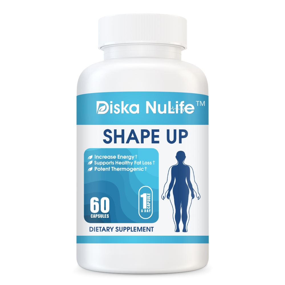 Diska Nulife Shape Up - Daytime Fat Burner | 60 Capsules | Thermogenic Daytime Fat Burner Weight Loss PLS 