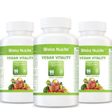Diska Nulife Vegan Vitality | 90 Tablets | Daily Multivitamin Mineral Supplement General Health PLS 