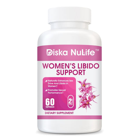 Diska Nulife Women's Libido | Energy Stamina Performance Enhancement, Dietary Supplements 60 Capsules