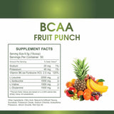 Diska Nulife BCAA Fruit Punch, 325 G / 50 Servings - Pre/Post Workout Recovery Drink Sports Nutrition PLS 