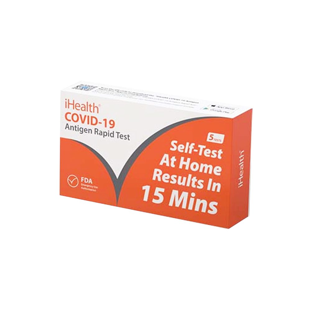 COVID OTC Rapid Antigen Test Kits – iHealth – Box of 2 Tests