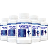 Magnesium Glycinate - Natural Calming Agent | Increases Natural Testosterone Production | Supports Strong Bones | Natural Sleep Aid | Improved Joint Support - 60 Capsules