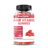 Hair Vitamin Gummies - Supports Hair Growth | Helps Strengthen Hair | Delicious Raspberry Flavor | Easy To Chew Gummy - 60 Gummies