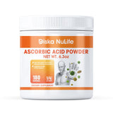 Diska Nulife Ascorbic Acid Powder, 180 servings | Vitamin C Immune Support General Health PLS 