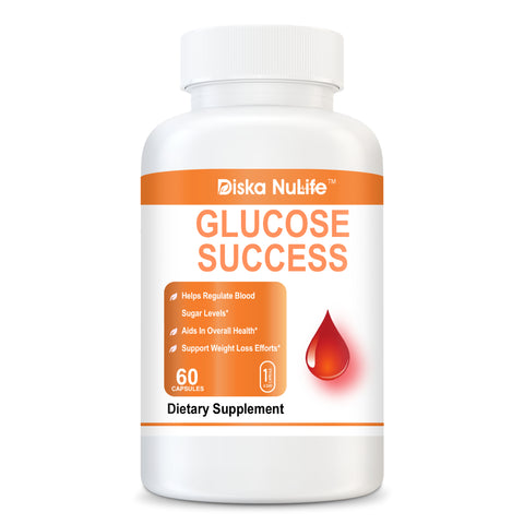 Glucose Success - Blood Sugar Ultra | Regulates Blood Sugar Levels | Aids In Overall Health | Support Weight Loss Efforts - 60 Capsules
